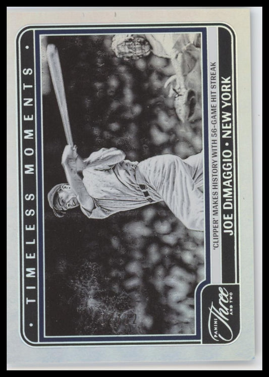 2025 Panini Three and Two Joe DiMaggio #1 Timeless Moments #/32