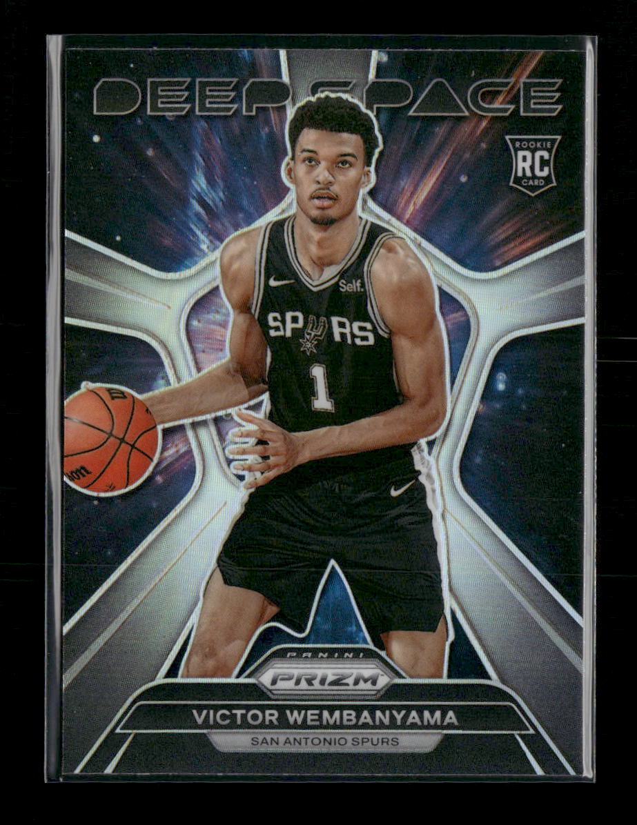 2023-24 Panini Prizm Deep Space Prizms Silver Victor Wembanyama #1