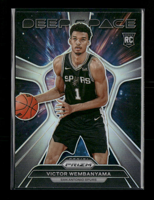 2023-24 Panini Prizm Deep Space Prizms Silver Victor Wembanyama #1