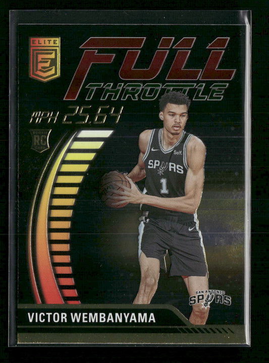 2023-24 Donruss Elite Full Throttle Rookie Victor Wembanyama #3