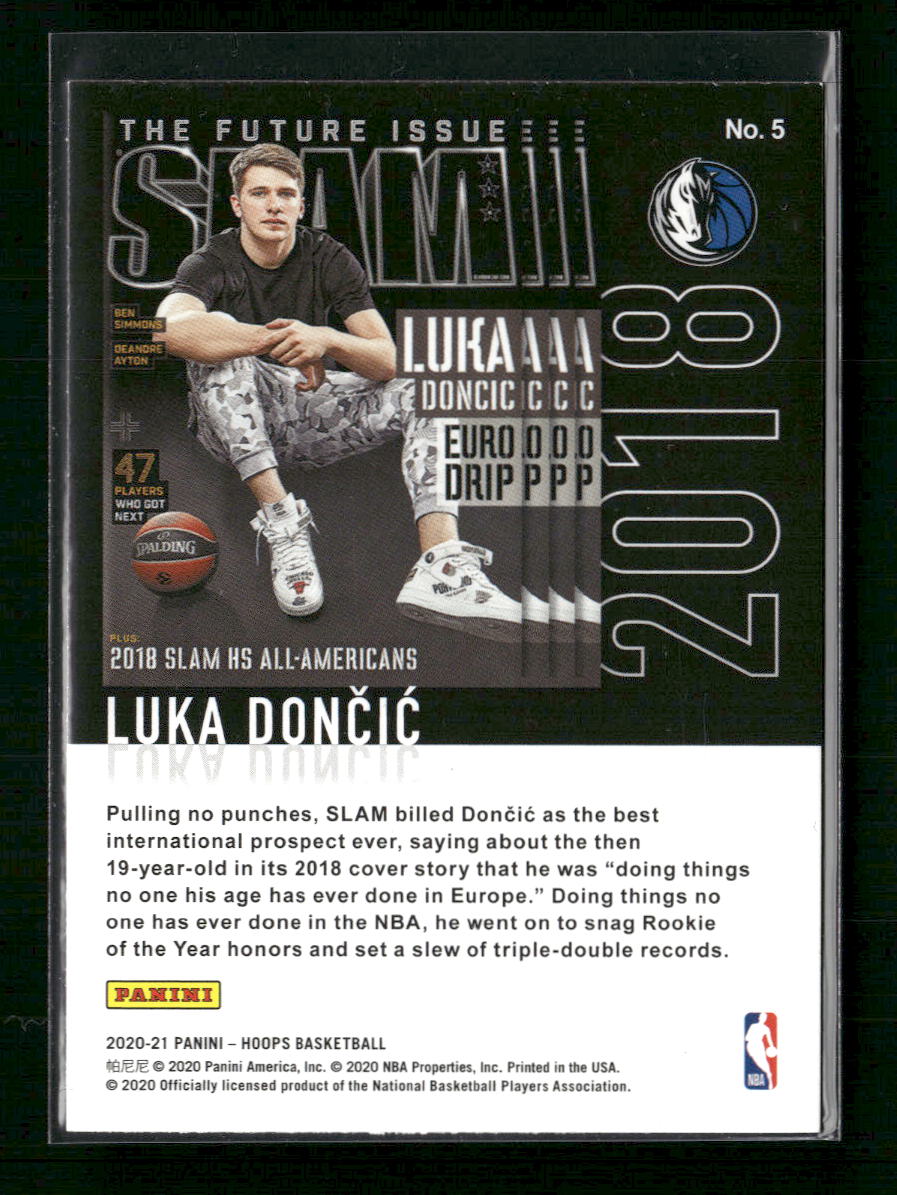 2020-21 Hoops Slam Holo Luka Doncic #5