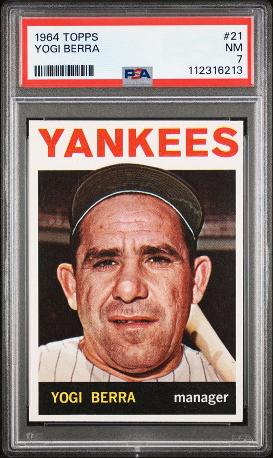 1964 Topps Yogi Berra 7 PSA #21