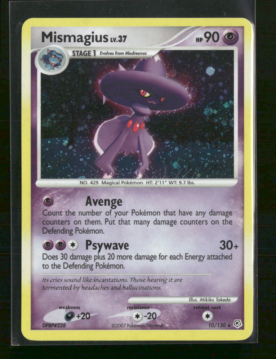 Diamond and Pearl Mismagius #10/130