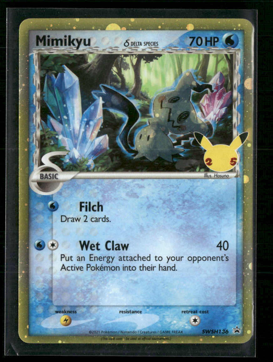 SWSH: Sword & Shield Promo Cards Mimikyu (Delta Species) #SWSH136