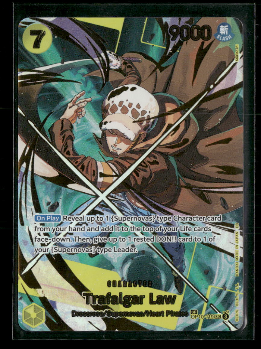 Trafalgar Law - OP10-119 (SP) - Premium Booster -The Best- Vol. 2 (PRB-02)