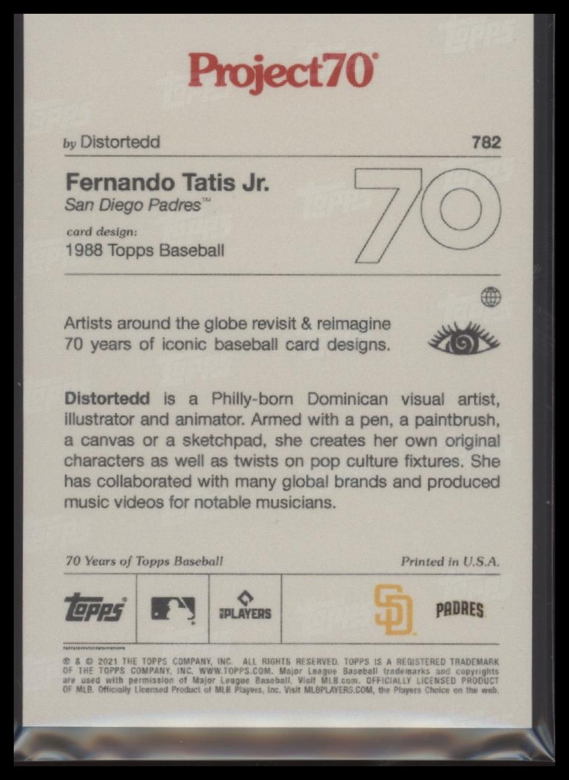 2021-22 Topps Project70 Fernando Tatis Jr. #782