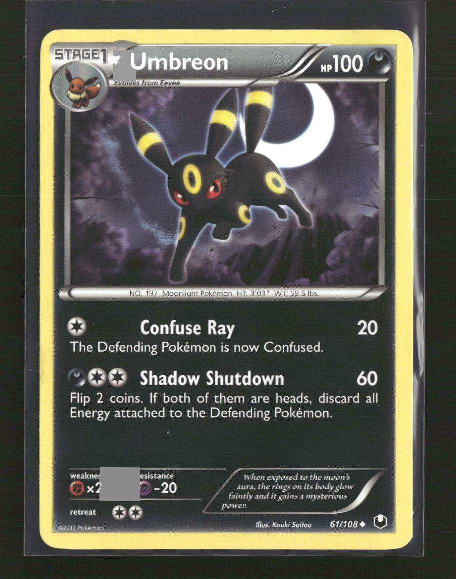 Dark Explorers Umbreon (61) #61/108