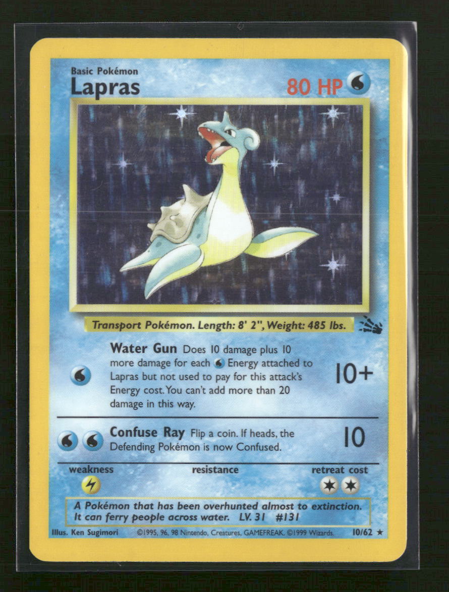 Fossil Lapras (10) #10/62