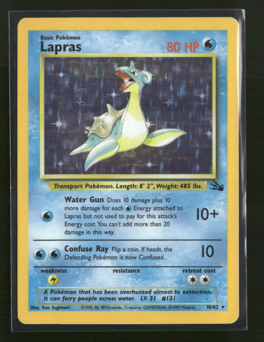 Fossil Lapras (10) #10/62