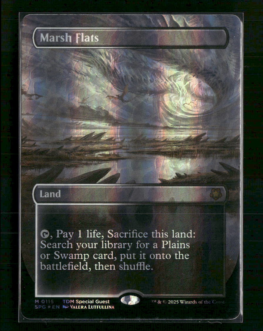 Special Guests Marsh Flats (Borderless) (Dragonscale Foil) #115