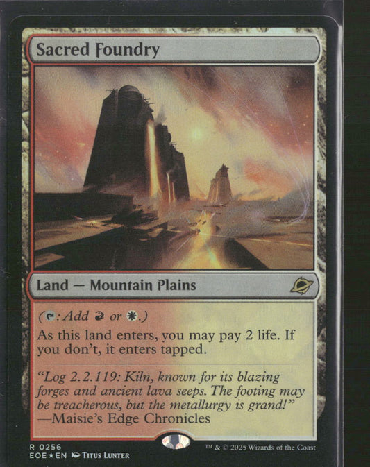 Edge of Eternities Sacred Foundry Foil #256