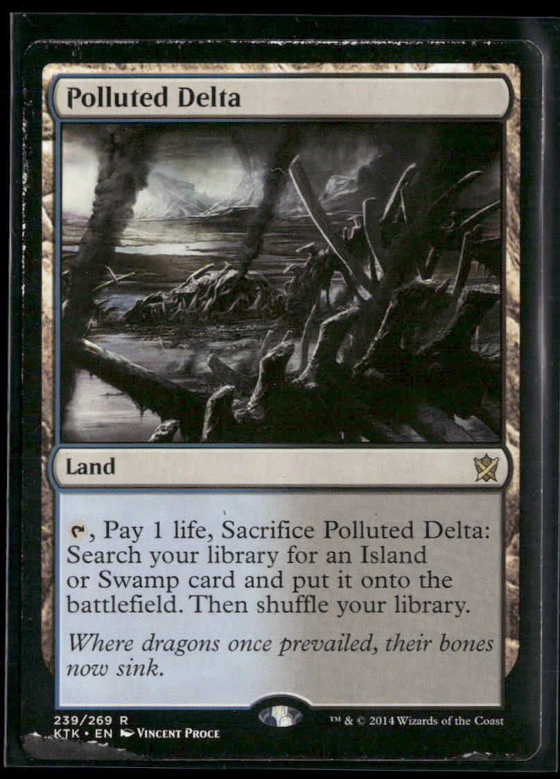 Khans of Tarkir Polluted Delta #239