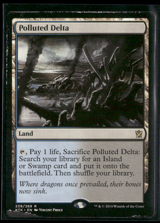 Khans of Tarkir Polluted Delta #239