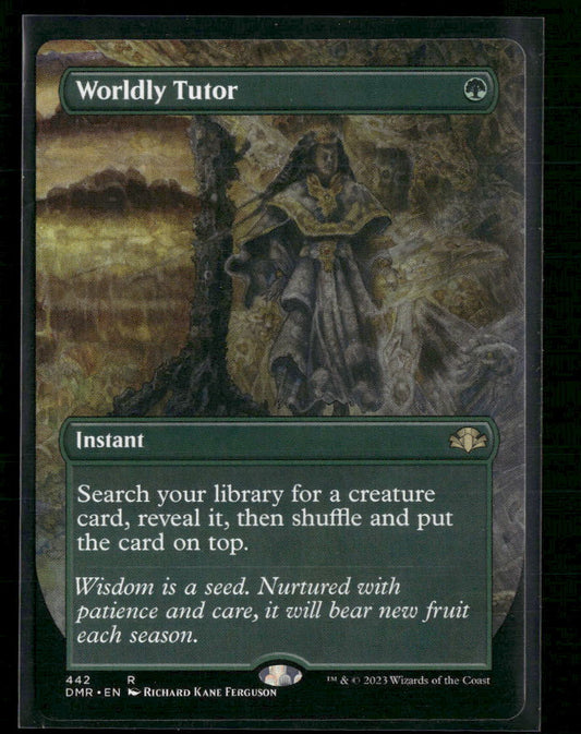 Dominaria Remastered Worldly Tutor (Borderless) #442