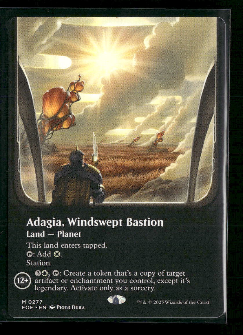 Edge of Eternities Adagia, Windswept Bastion (Borderless) #277