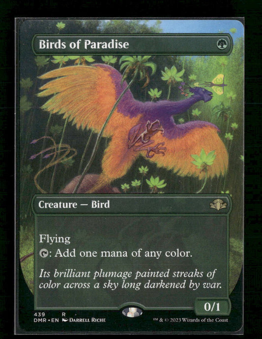 Dominaria Remastered Birds of Paradise (Borderless) #439