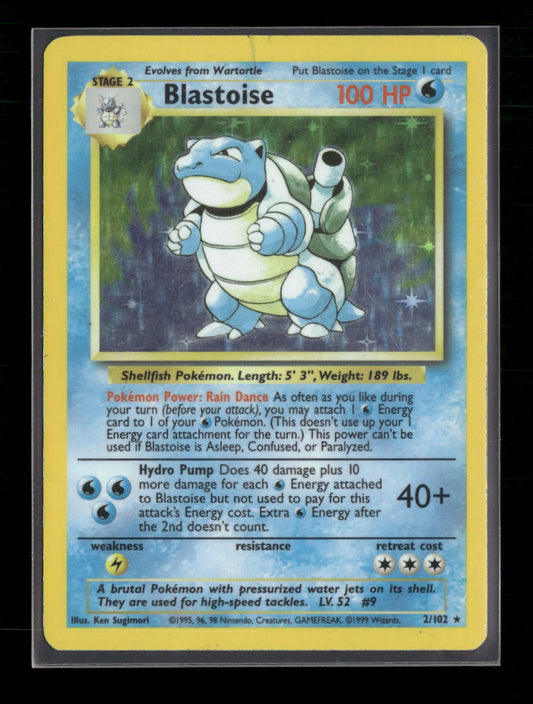 Base Set Blastoise #002/102