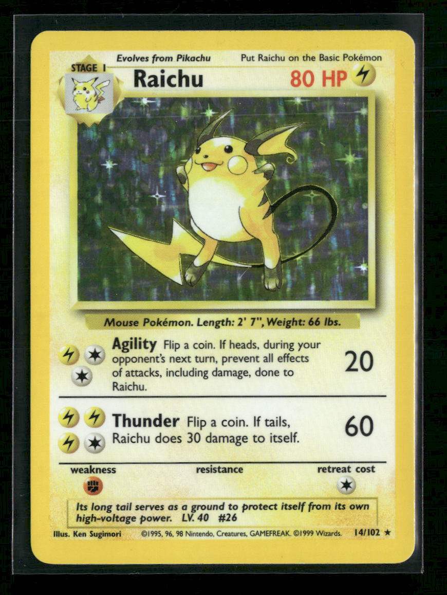 Base Set Raichu #014/102