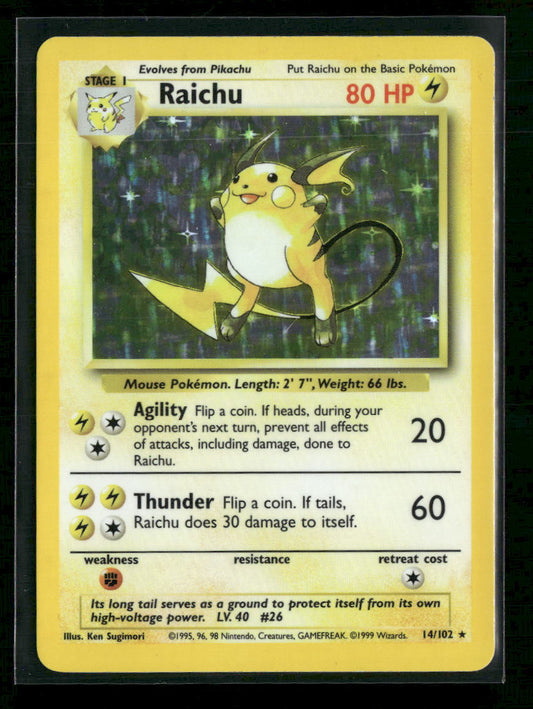 Base Set Raichu #014/102