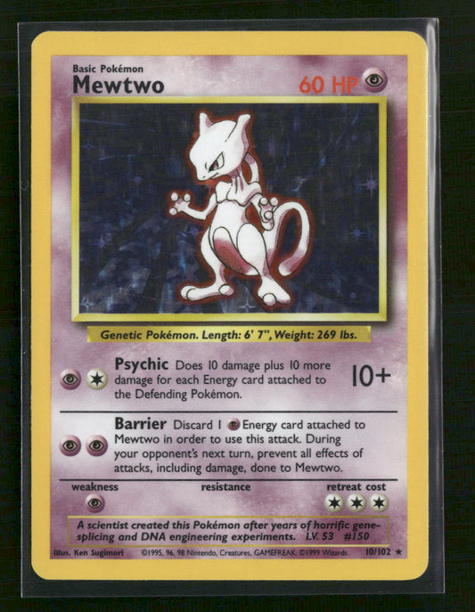 Base Set Mewtwo #010/102