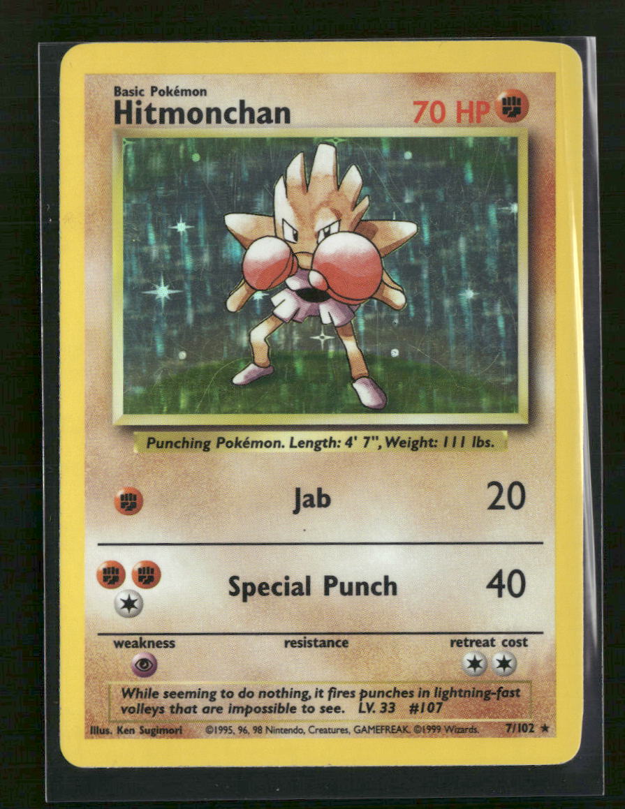 Base Set Hitmonchan #007/102