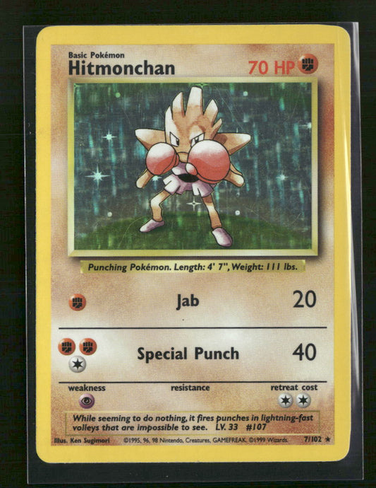 Base Set Hitmonchan #007/102