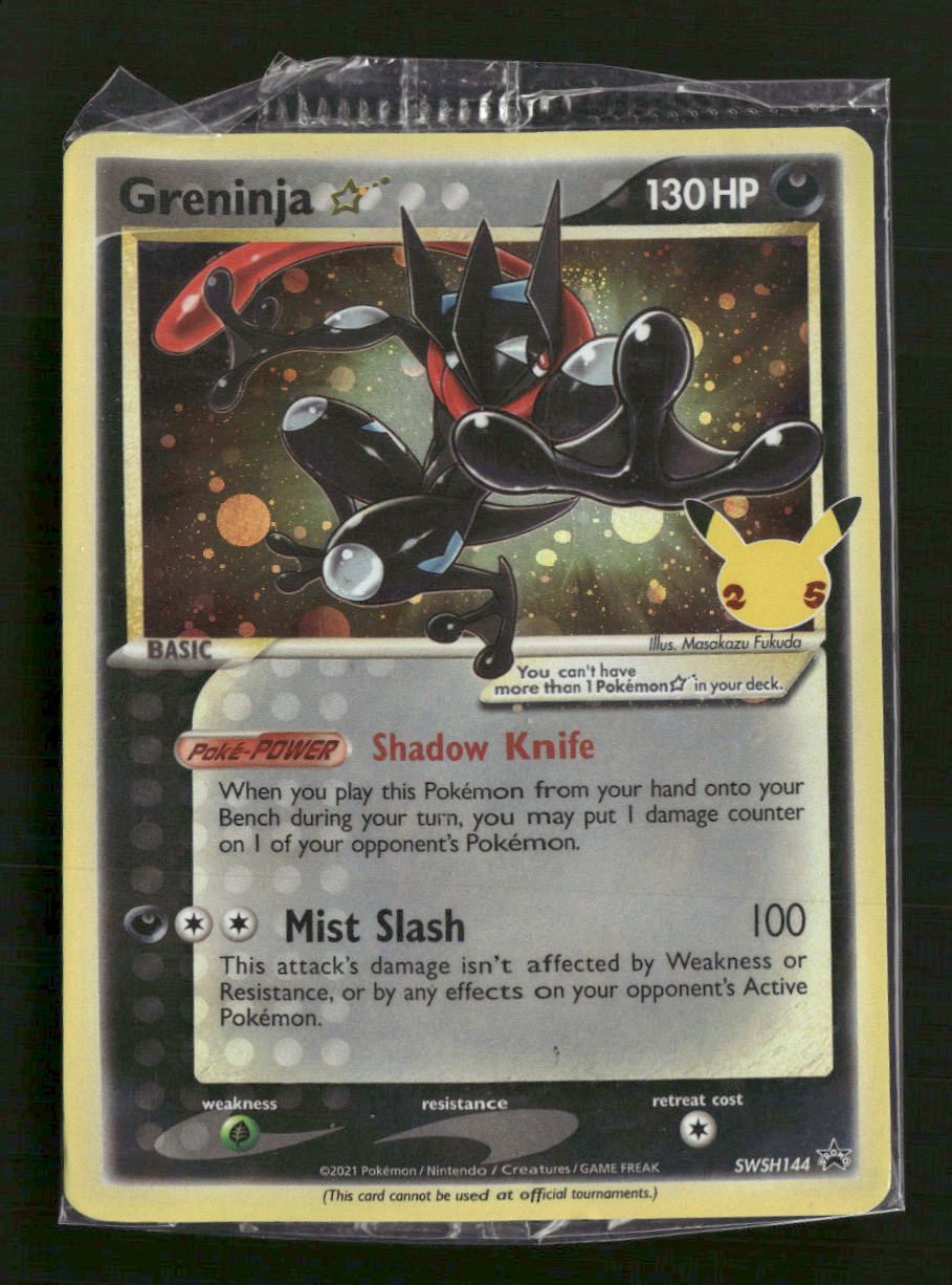 SWSH: Sword & Shield Promo Cards Greninja Star #SWSH144 (Sealed)