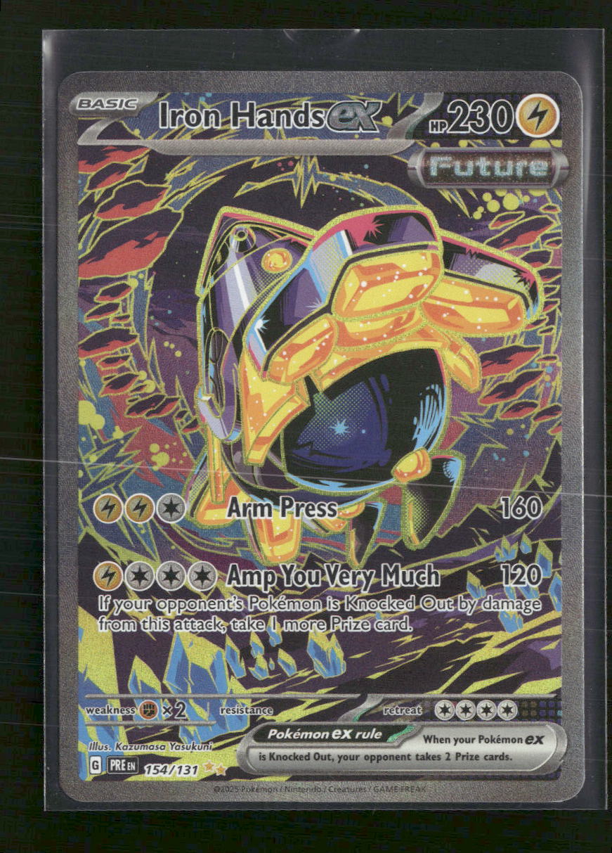 SV: Prismatic Evolutions Iron Hands ex #154/131