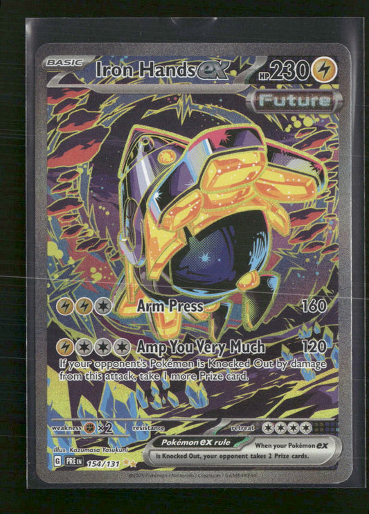 SV: Prismatic Evolutions Iron Hands ex #154/131
