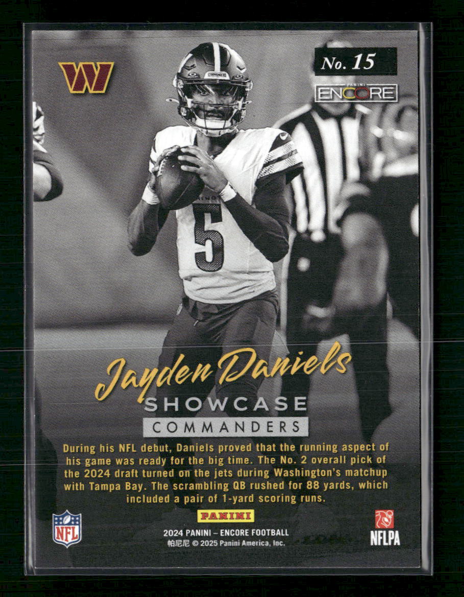2024 Panini Encore Pinnacle Showcase Jayden Daniels #15