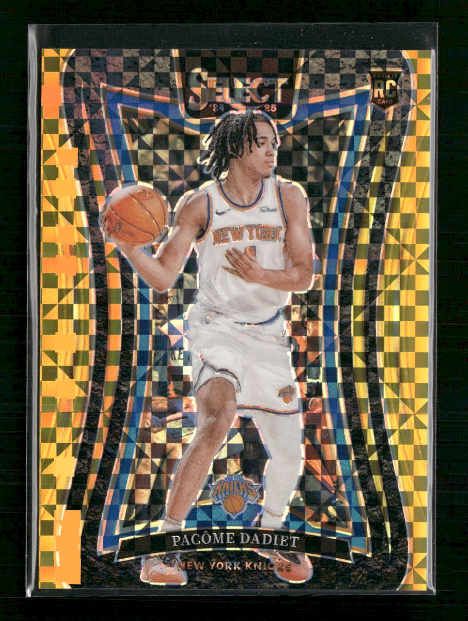 2024-25 Panini Select Gold Prizm Pacome Dadiet Rookie #/10 #375