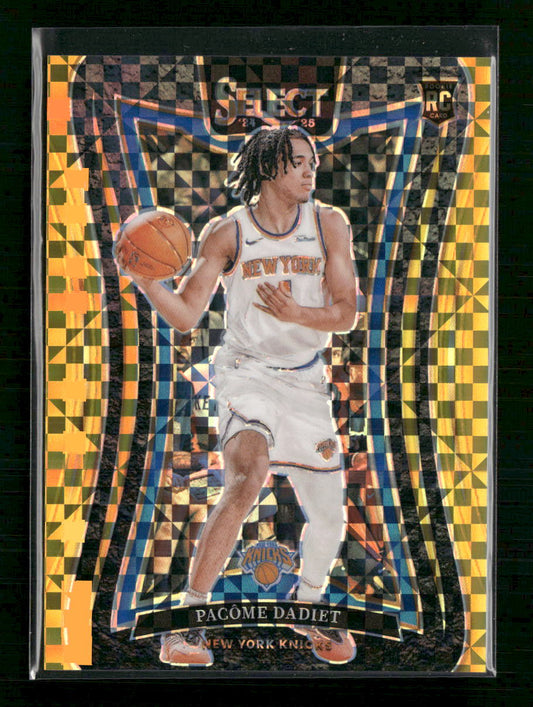 2024-25 Panini Select Gold Prizm Pacome Dadiet Rookie #/10 #375