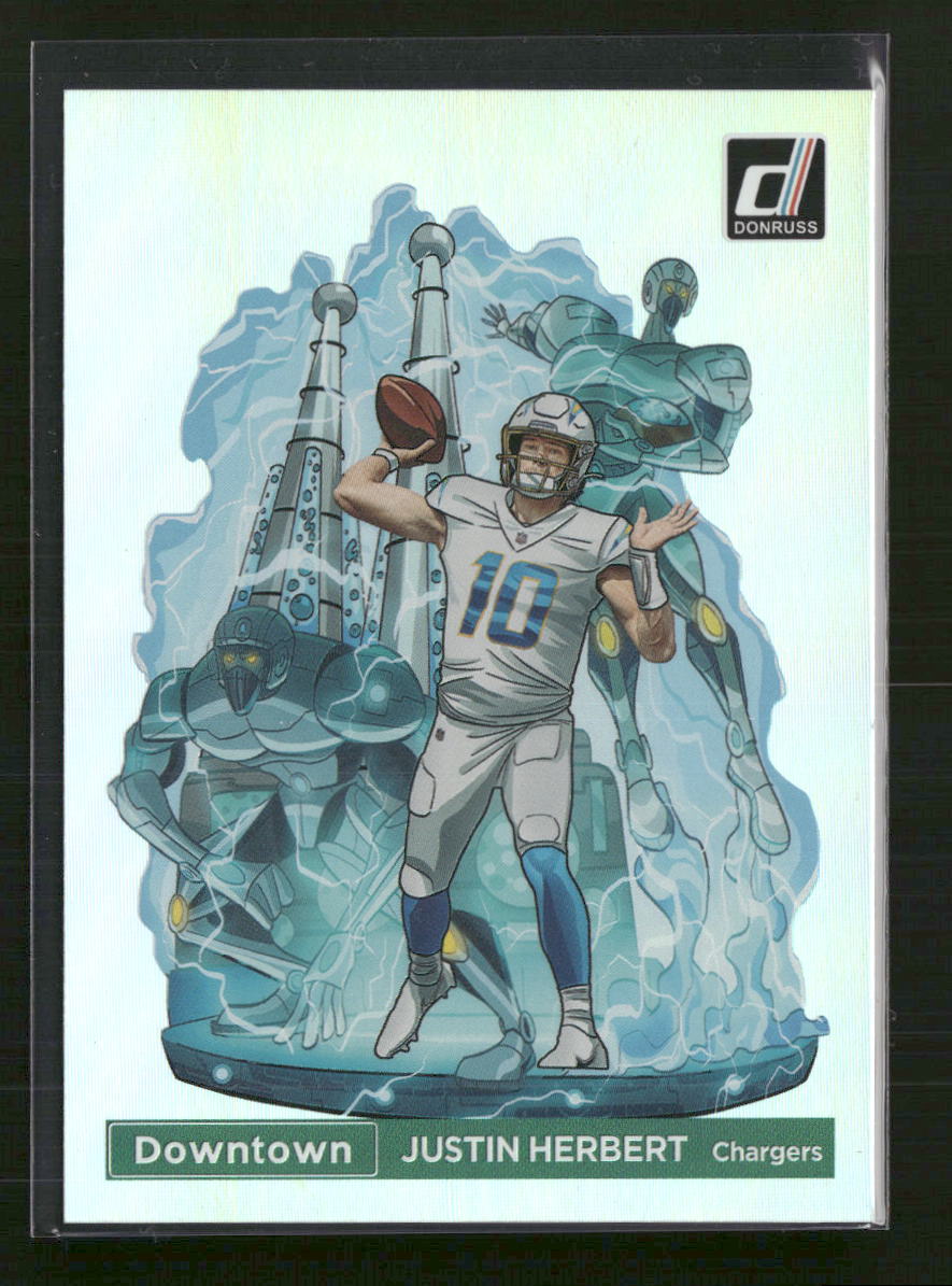 2022 Donruss Downtown! Justin Herbert #DT-JH