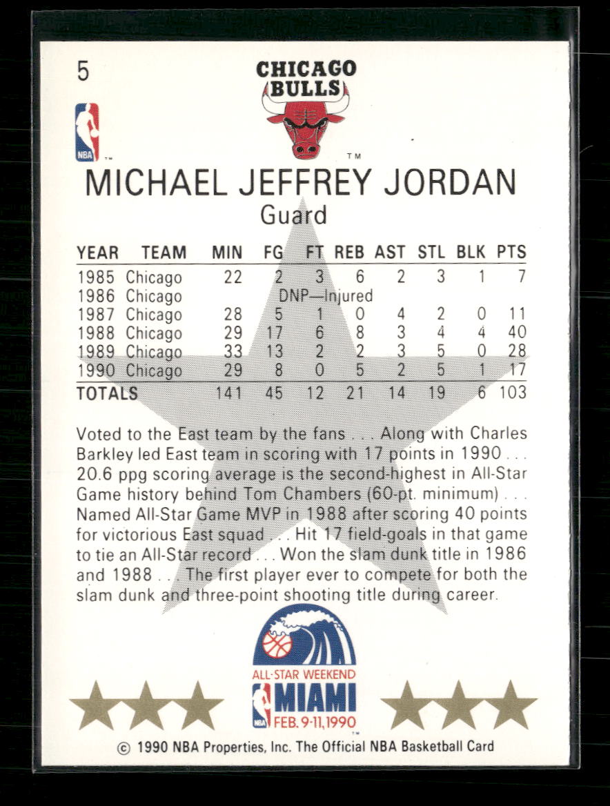 1990-91 Hoops Michael Jordan #5