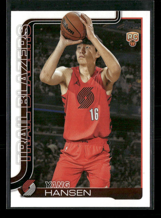 2025-26 Topps Yang Hansen Rookie #216