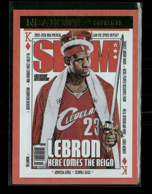 LeBron James  2021-22 Hoops Slam Holo #SLAM 93