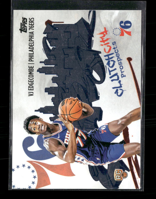 VJ Edgecombe 2025-26 #CC-3 Topps Clutch City Prospects
