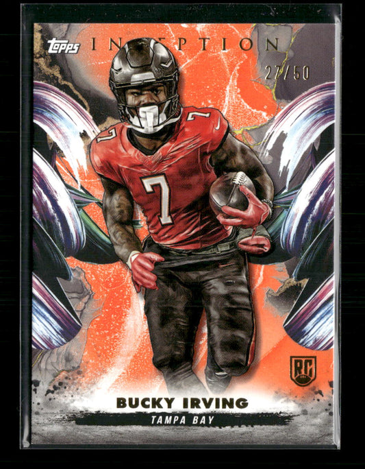 2024 Topps Inception Orange Bucky Irving Rookie #/50 #190