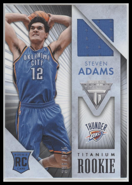 Steven Adams 2013-14 #72 Panini-Titanium Rookie Patch #/325