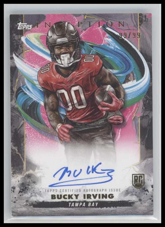 Bucky Irving  2024 #RA-BI Topps Inception Rookie Autographs
