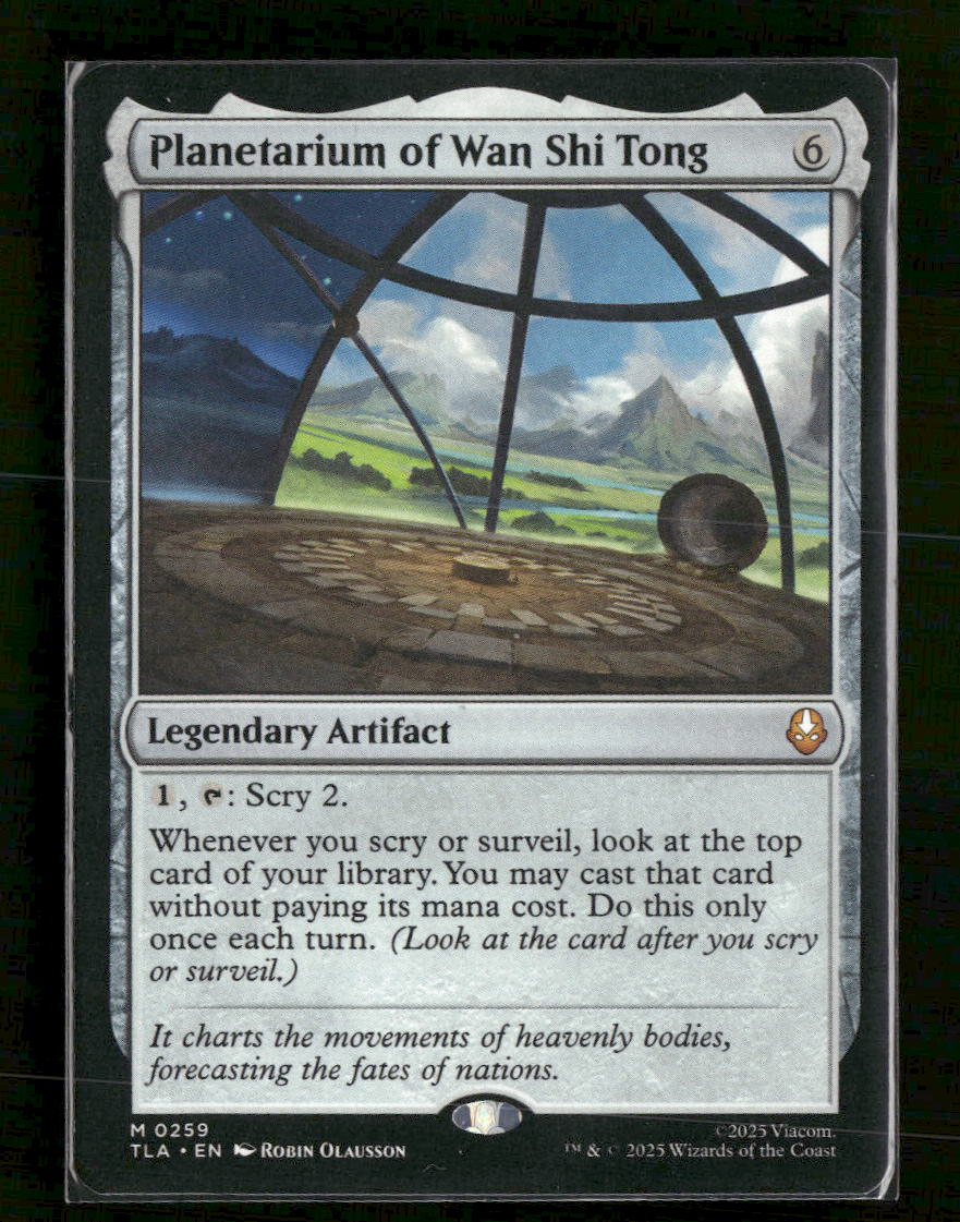 Avatar, the Last Airbender Planetarium of Wan Shi Tong #259 – Orb Sports  Cards & Collectibles