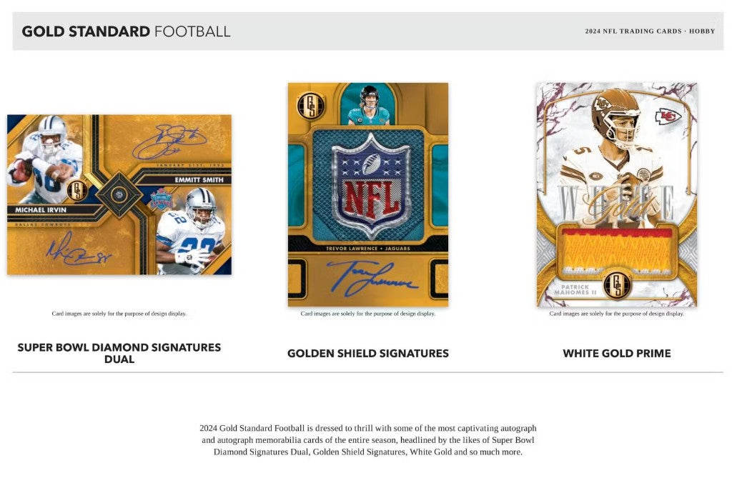 Caja de pasatiempos de fútbol Panini Gold Standard 2024