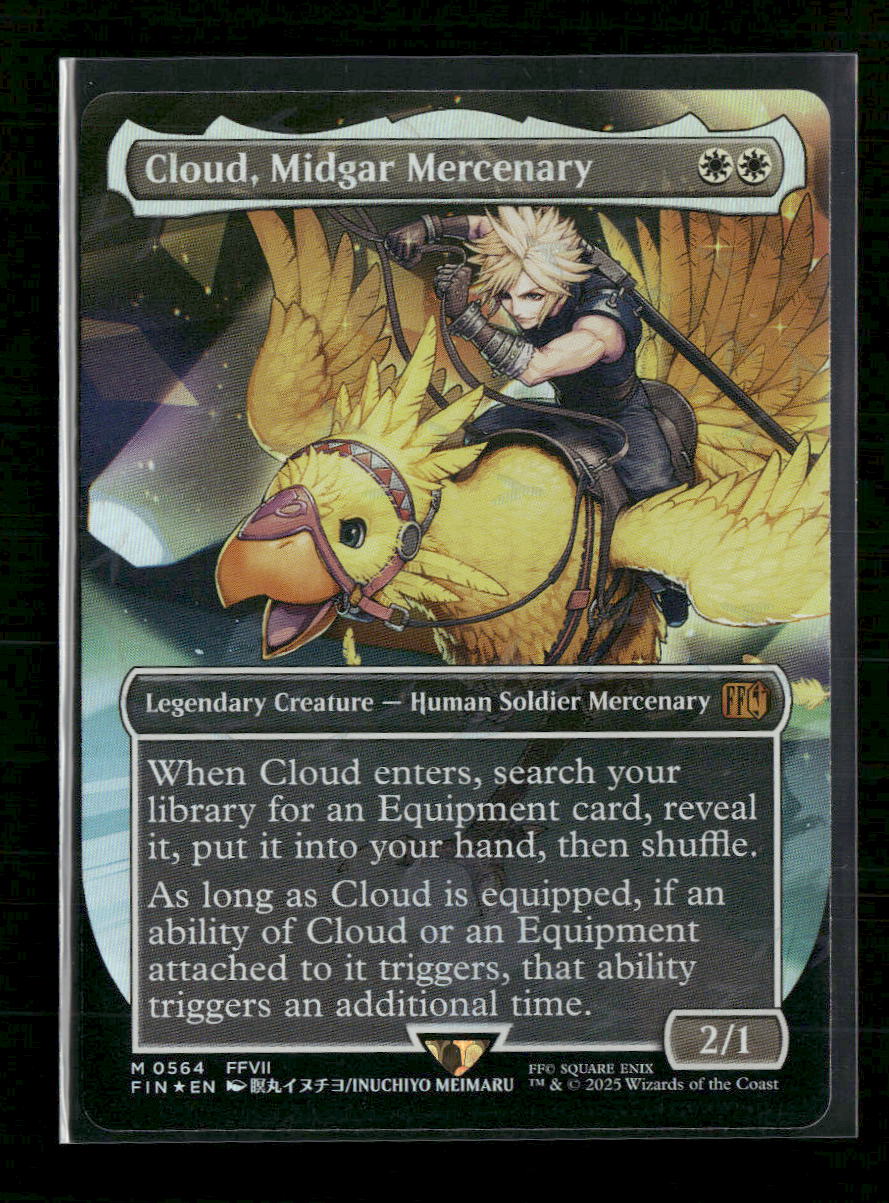Mtg Final Fantasy Full Art Cards FINAL FANTASY Cloud, Midgar Mercenary Mtg Final Fantasy Full Art Cards FINAL FANTASY Cloud, Midgar Mercenary