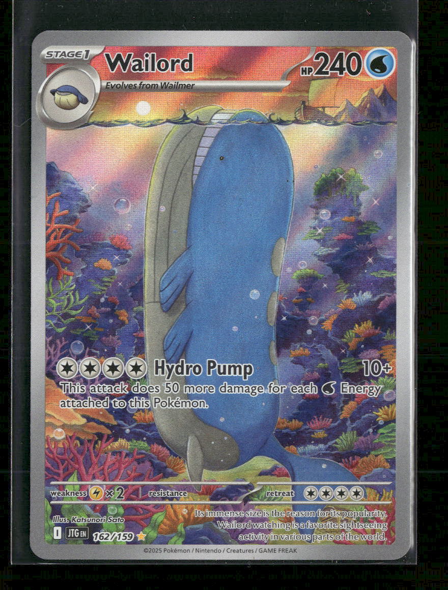 SV09: Journey Together Wailord Holo #162/159 – Orb Sports Cards &  Collectibles