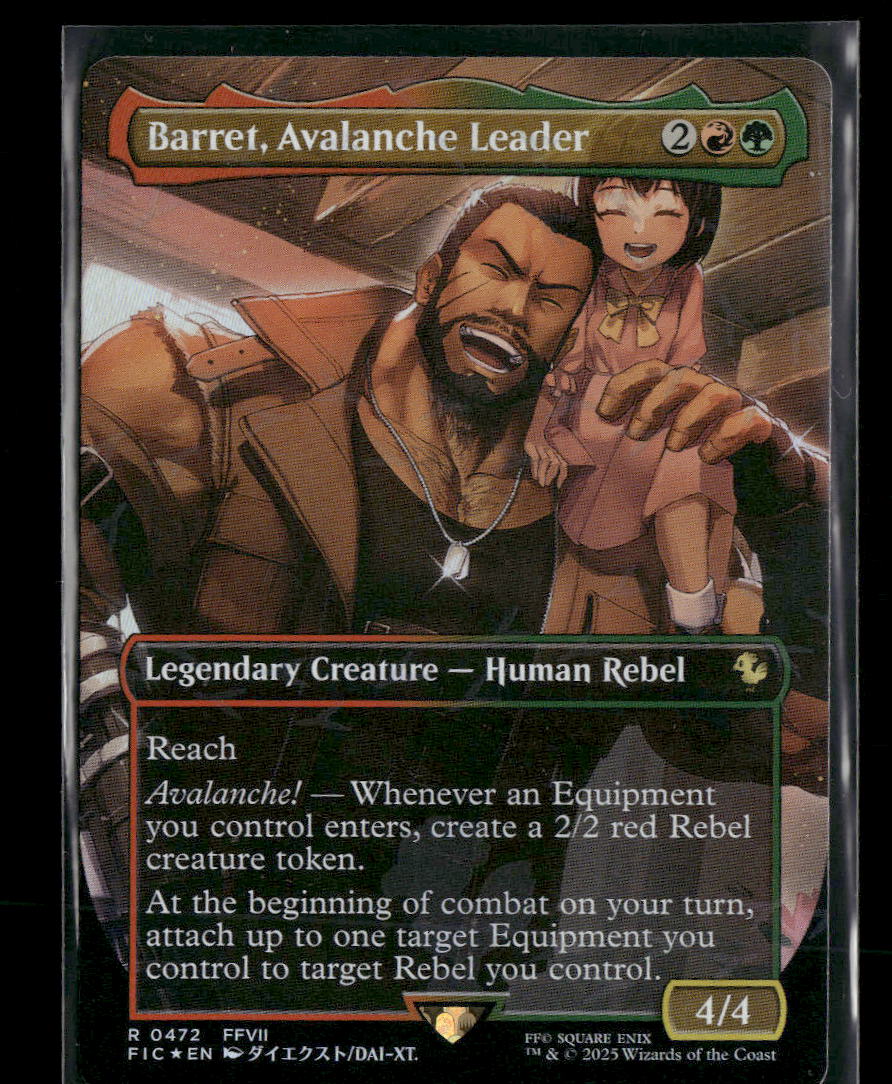 Final Fantasy Mtg Barret Commander: FINAL FANTASY Barret, Avalanche Leader (Chocobo Track Foil) Orb Sports Cards & Collectibles Final Fantasy Main Set - Commanders Part 1 Of 4 | Magic The Gathering Proxy Cards Final Fantasy Mtg Barret Commander: FINAL FANTASY Barret, Avalanche Leader (Chocobo Track Foil) Orb Sports Cards & Collectibles Final Fantasy Main Set - Commanders Part 1 Of 4 | Magic The Gathering Proxy Cards