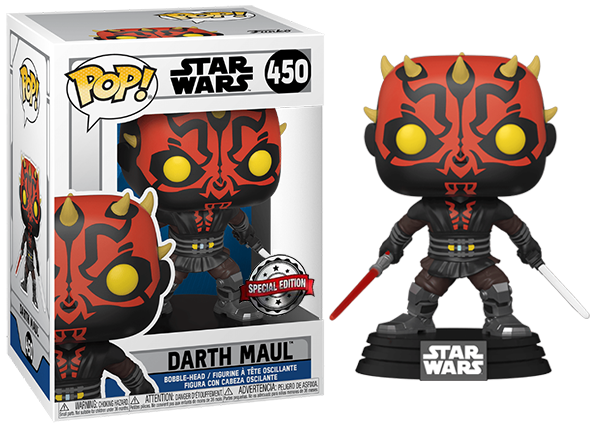 Darth Maul (w/ Darksaber & Lightsaber, Clone Wars) 450 - Special Edition Exclusive
