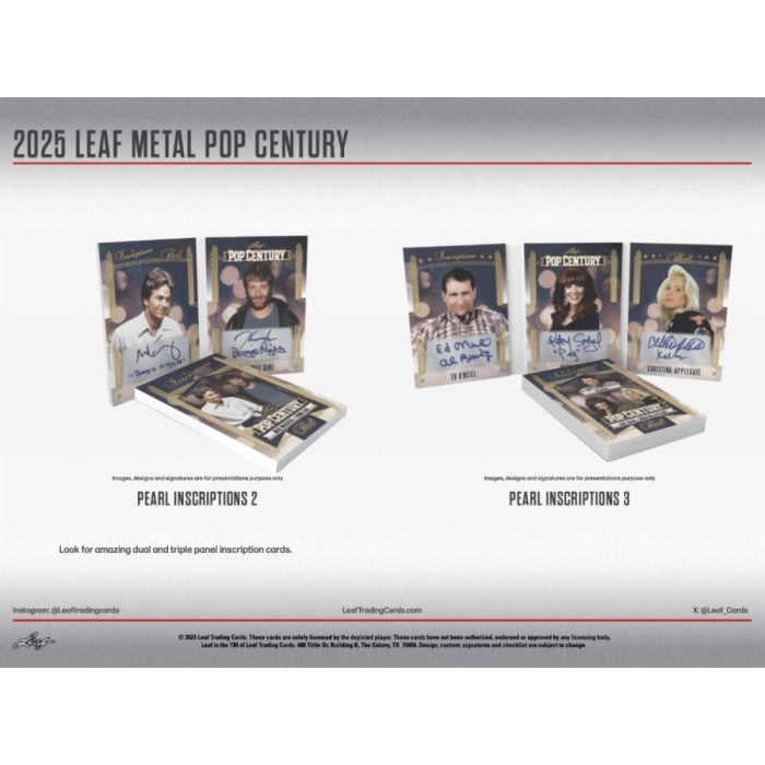 2025 Leaf Metal Pop Century Box