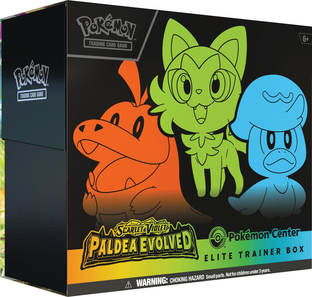 Paldea Evolved Pokemon Center Exclusive Elite Trainer Box