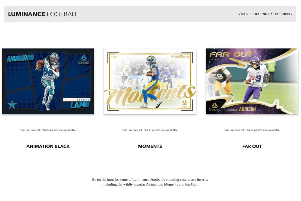 Caja de pasatiempos de fútbol Panini Luminance 2024