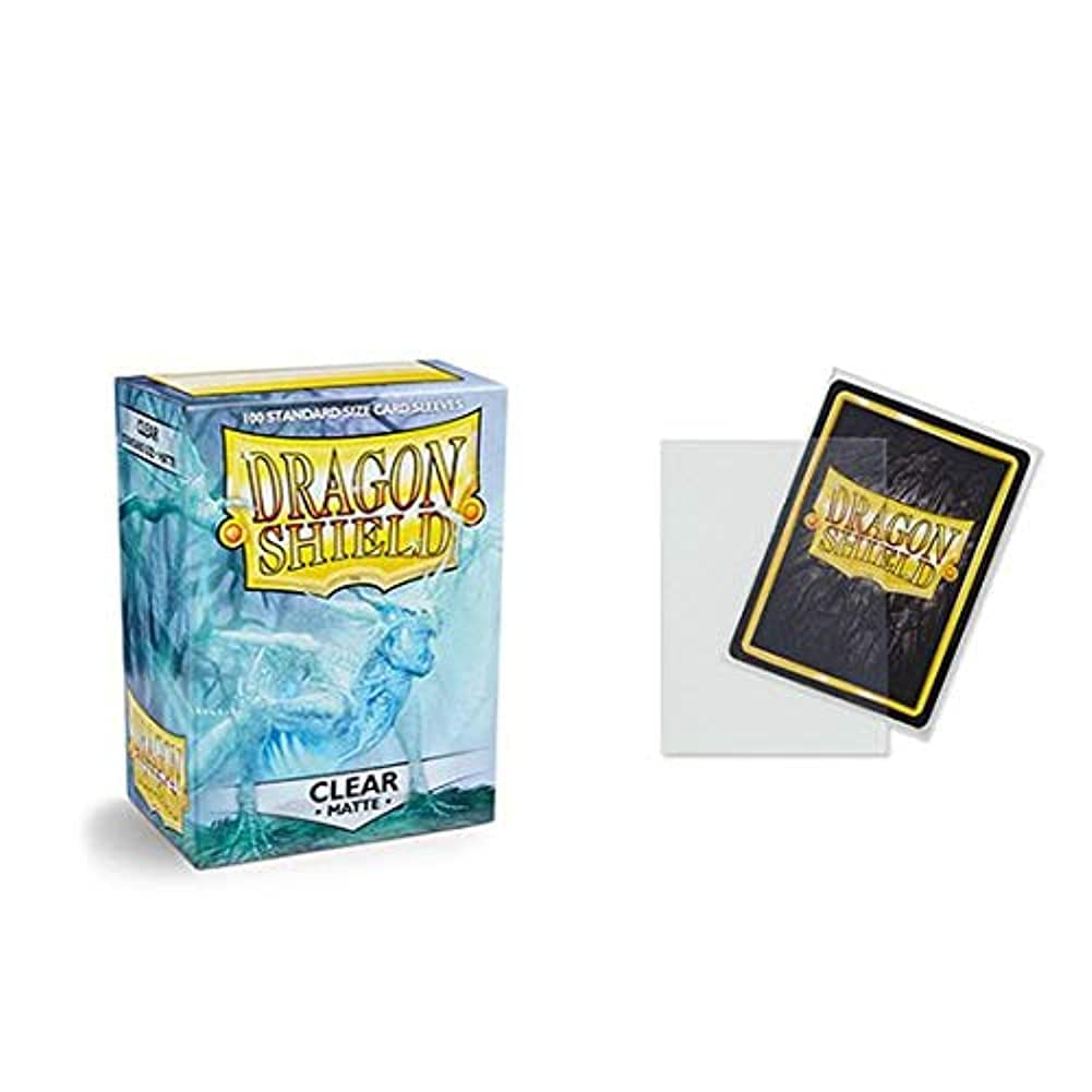 Dragon Shield Matte Sleeves - Clear (100-Pack)